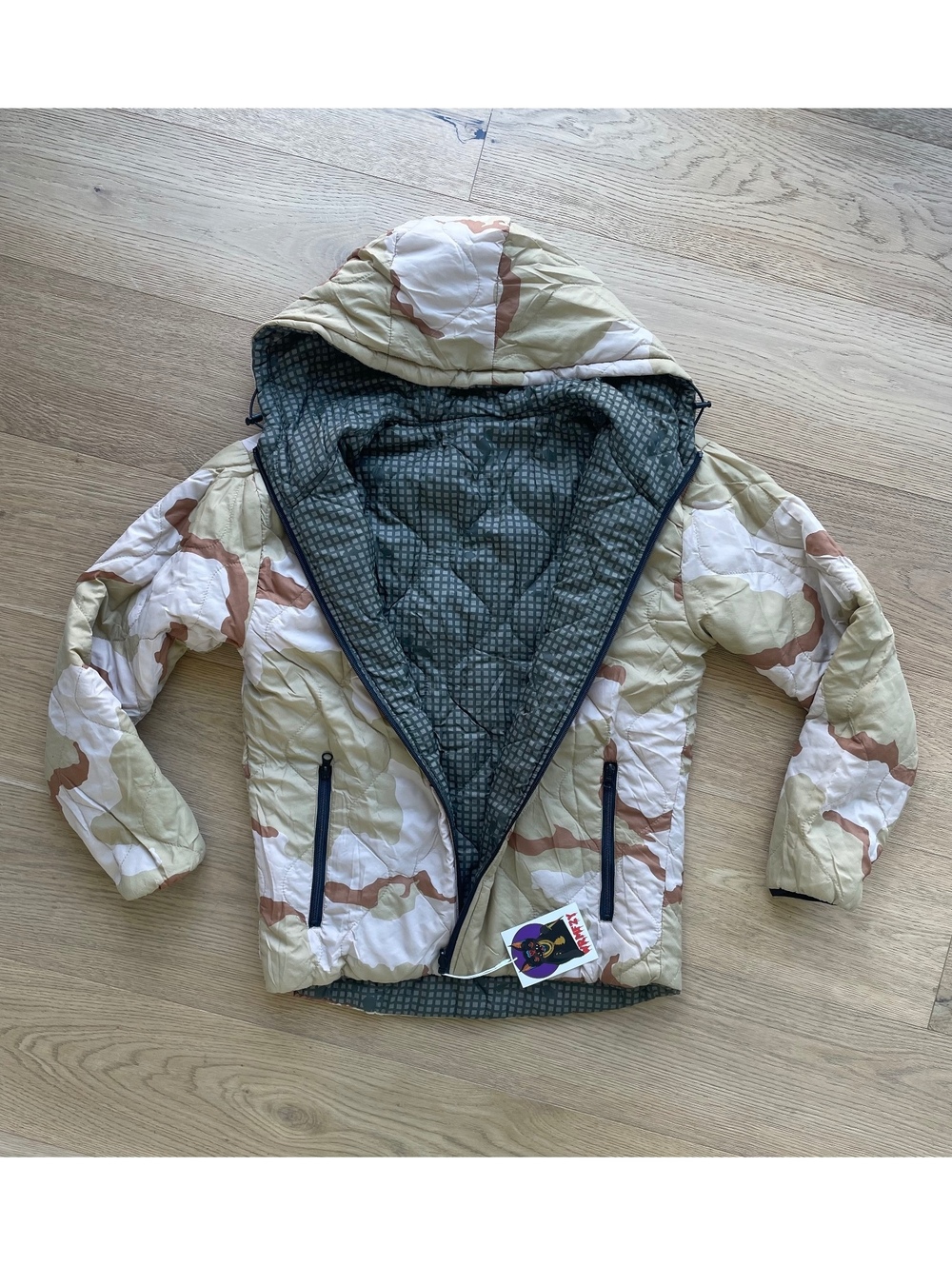New WRMFZY Woobie Jacket V2 DNC/DCU Reversible Small